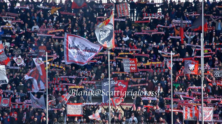 Cremonese-Ascoli, Curva Sud esaurita