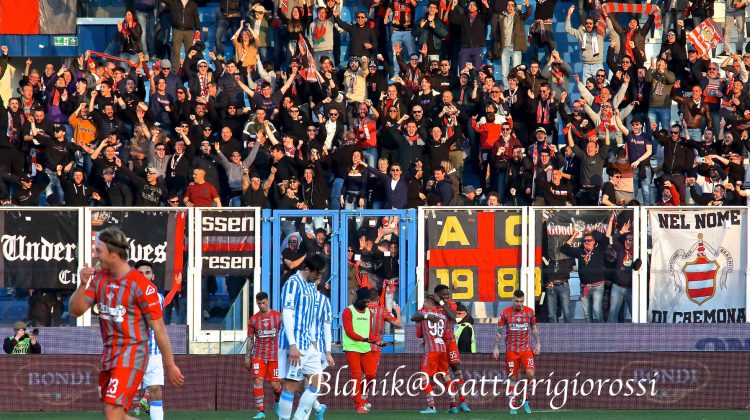Spal-Cremonese, le foto dei tifosi cremonesi