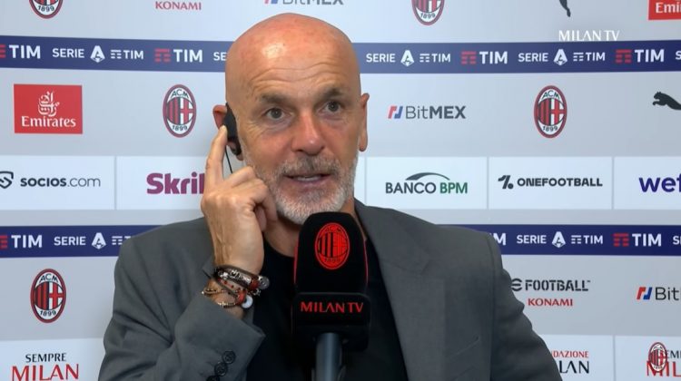 Milan, Pioli: «Ottimo primo tempo, ma se non segni poi si complica tutto»