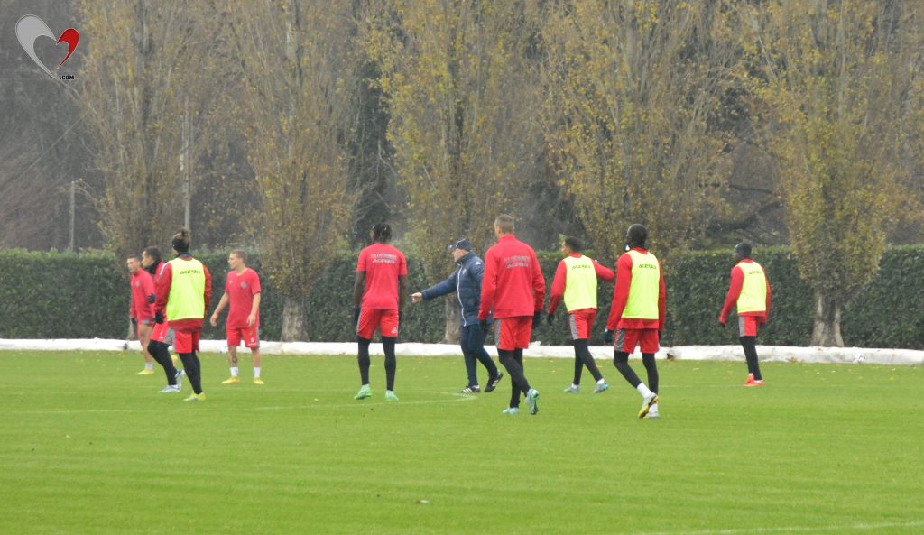 Cremonese, allenamento con partitella. Il report