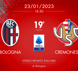 Bologna-Cremonese 1-1, tabellino e cronaca