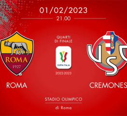 Roma-Cremonese 1-2, tabellino e cronaca