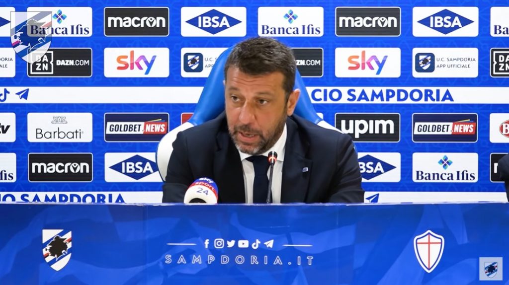 D’Aversa: «Io alla Cremonese? Società importante, rispetto per Alvini»