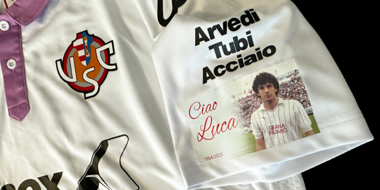 Cremonese, al via l’asta delle maglie dedicate a Vialli