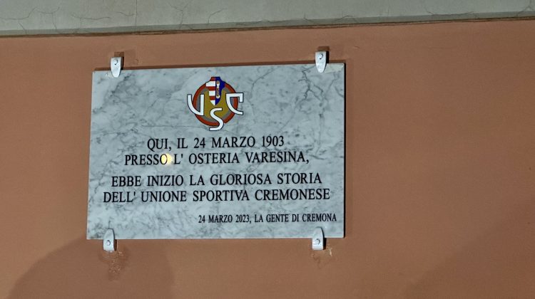 Cremonese, il 24 marzo appuntamento in Piazza Sant’Angelo