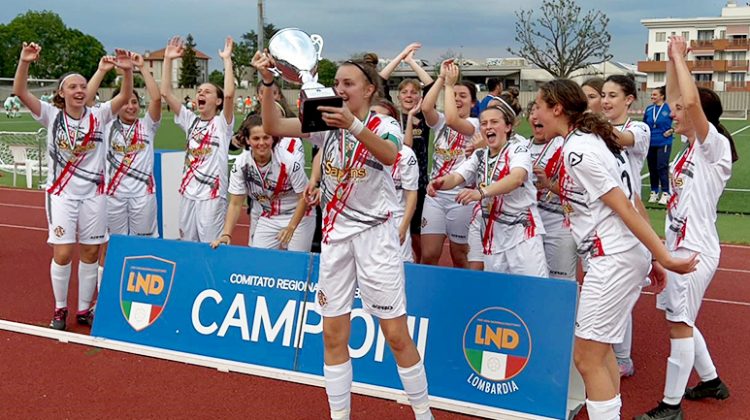 La Cremonese Femminile festeggia: vinto il titolo regionale U15!