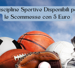 Discipline Sportive Disponibili per le Scommesse con 5 Euro