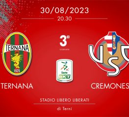 Ternana-Cremonese 0-1, tabellino e cronaca