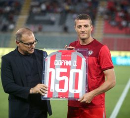 Cremonese, Ciofani eterno: sono 150 le gare in grigiorosso