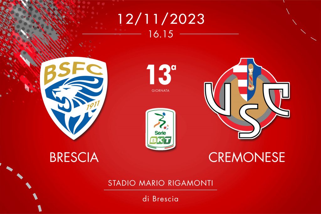 Brescia-Cremonese 0-3, tabellino e cronaca