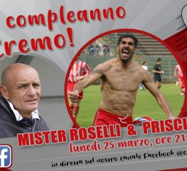 GrigiorossOnAir: mister Roselli e Prisciandaro ospiti di CGR!