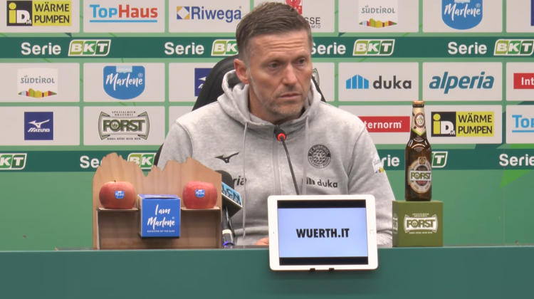 Serie B, il Sudtirol esonera Federico Valente