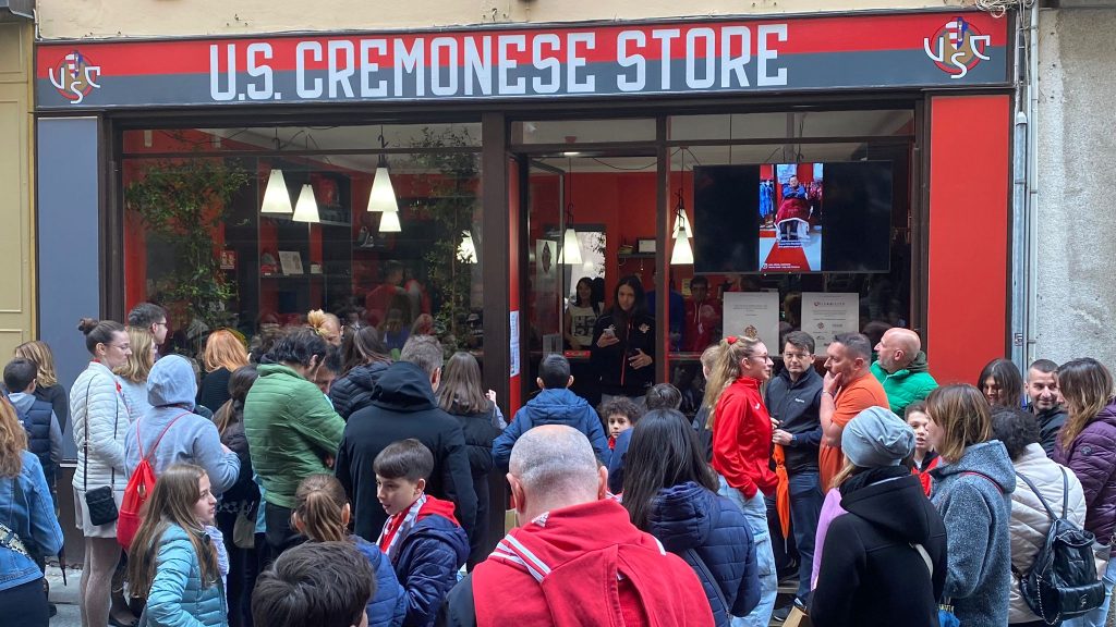 Cremonese, grande successo per il meet & greet allo USC Store
