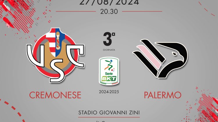Cremonese-Palermo 0-1, tabellino e cronaca