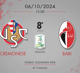 Cremonese-Bari 1-1, tabellino e cronaca