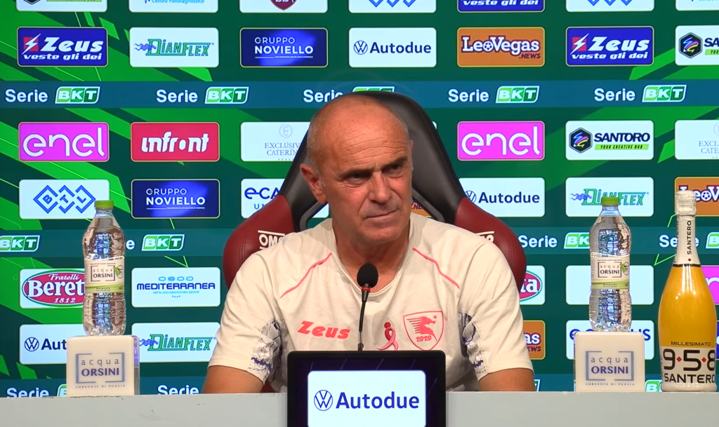 Salernitana, Martusciello: «Vedo costanti passi in avanti in allenamento»