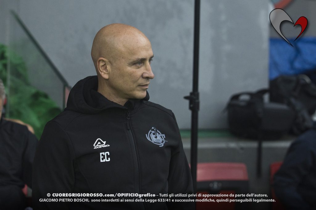 Corini: «Prestazione gagliarda. E ci manca un calcio di rigore»