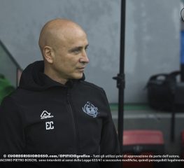 Corini: «Prestazione gagliarda. E ci manca un calcio di rigore»