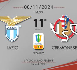 Cremonese Primavera, sconfitta pesante: contro la Lazio finisce 3-0