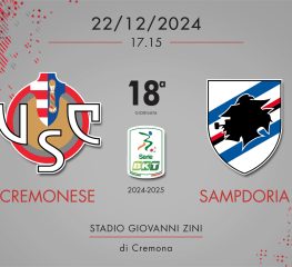 Cremonese-Sampdoria 1-1, tabellino e cronaca
