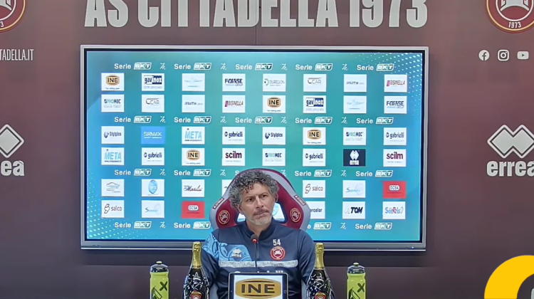 Cittadella, Dal Canto: «Bella reazione all’enorme momento di difficoltà»