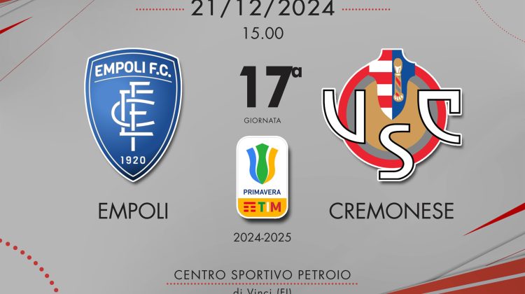 Cremonese Primavera, pareggio e poco spettacolo: contro l’Empoli è 0-0