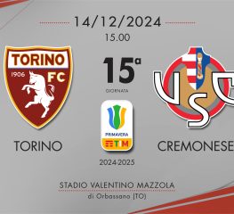 Cremonese Primavera, Gabbiani trascina i grigiorossi: contro il Torino è 0-1