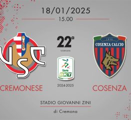 Cremonese-Cosenza 3-1, tabellino e cronaca