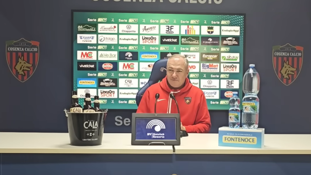 Cosenza, Alvini: «Vogliamo fare risultato, ci crediamo fortemente»