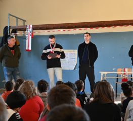 Cremonese, Bonazzoli in visita alla scuola primaria di Grontardo