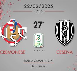 Cremonese-Cesena 1-2, tabellino e cronaca