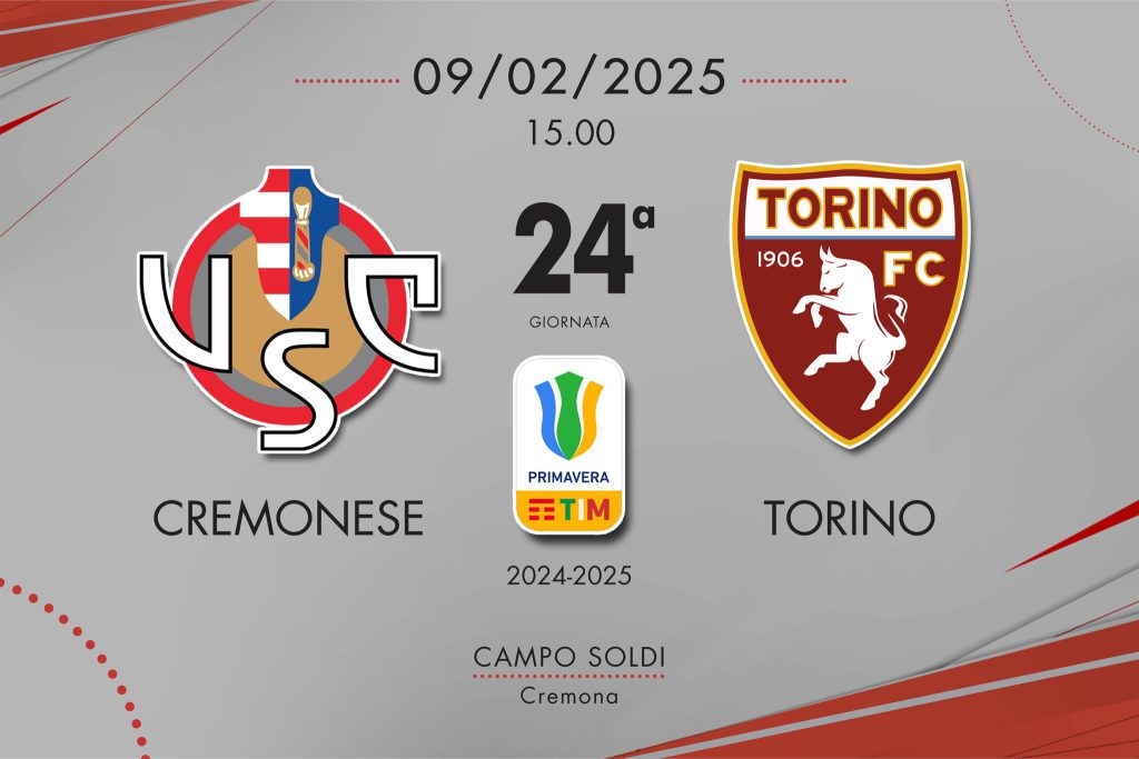 Cremonese Primavera, beffa nei minuti finali: vince il Torino 1-0