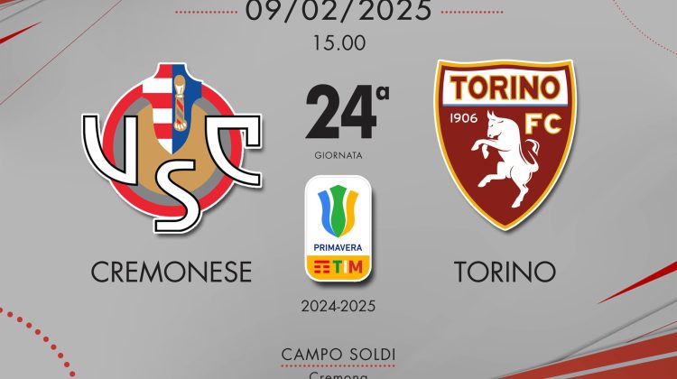 Cremonese Primavera, beffa nei minuti finali: vince il Torino 1-0