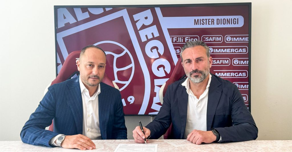 Serie B, ufficiale: Davide Dionigi nuovo mister della Reggiana