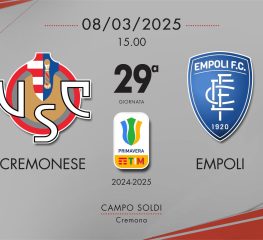 Cremonese Primavera, pareggio in rimonta: contro l’Empoli finisce 2-2