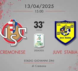 Cremonese-Juve Stabia 1-1, tabellino e cronaca