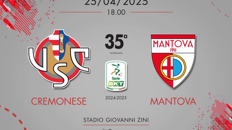 Cremonese-Mantova 4-2, tabellino e cronaca