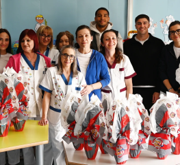 Cremonese, Pickel e Zanimacchia in visita in Pediatria