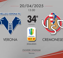 Cremonese Primavera, riecco la vittoria: contro il Verona è 2-0