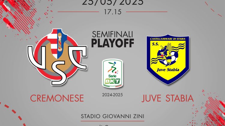 Cremonese-Juve Stabia 3-0, tabellino e cronaca