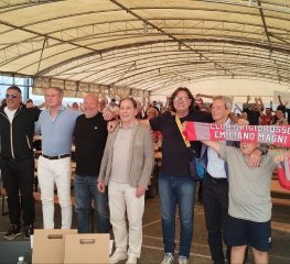 Grande festa grigiorossa al Club Emiliano Magni di Grontardo