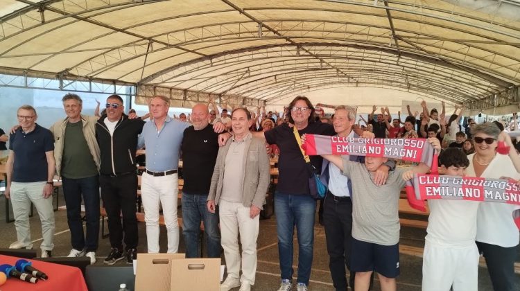 Grande festa grigiorossa al Club Emiliano Magni di Grontardo