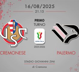 Cremonese-Palermo 4-5 dcr, tabellino e cronaca