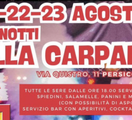 Alle “Notti alla Carpaneta” il maxi schermo per Milan-Cremonese