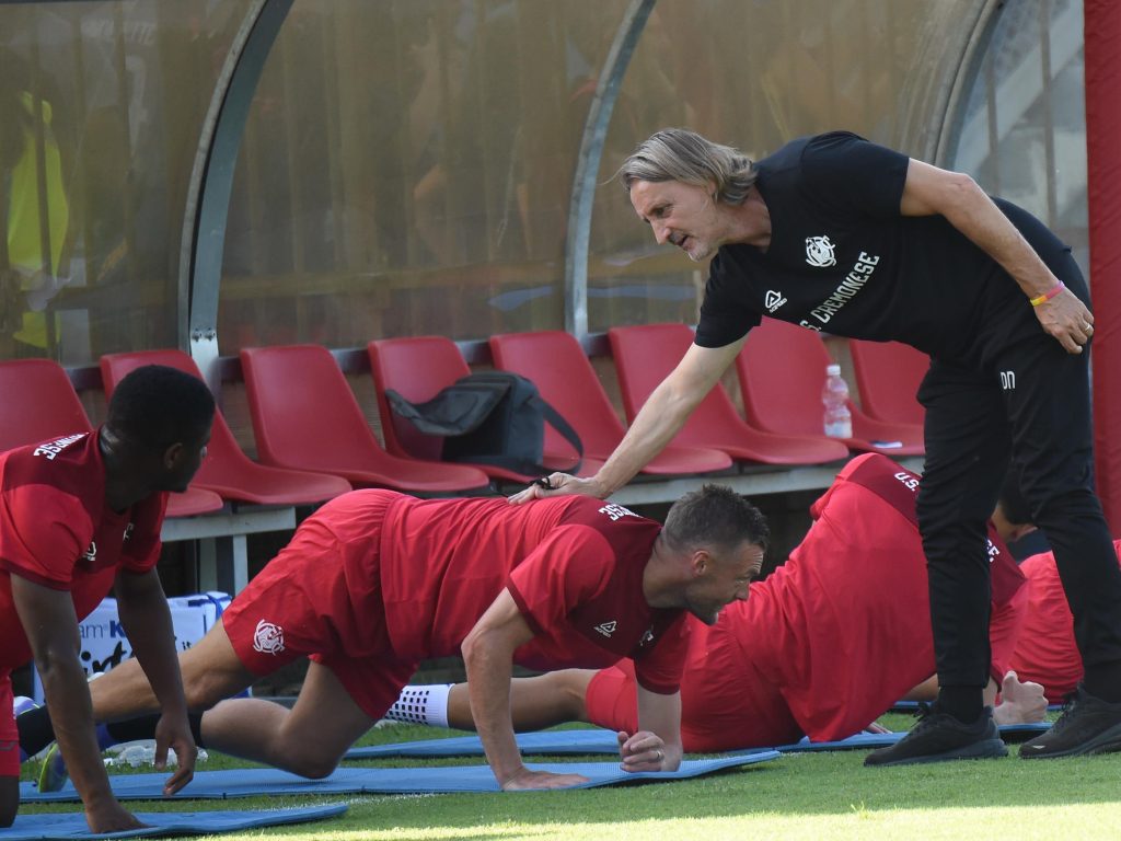 Cremonese, lavoro tattico e in palestra