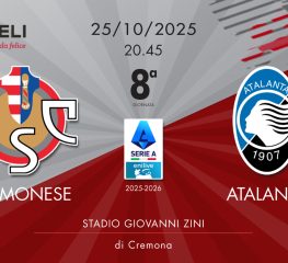 Cremonese-Atalanta 1-1, tabellino e cronaca