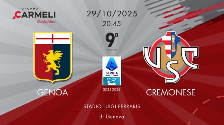 Genoa-Cremonese 0-2, tabellino e cronaca