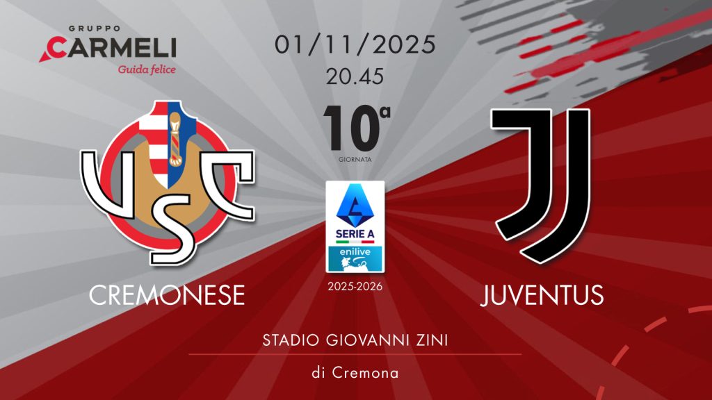 Cremonese-Juventus 1-2, tabellino e cronaca