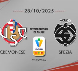 Cremonese Primavera fuori dalla Coppa Italia. Passa lo Spezia 3-2