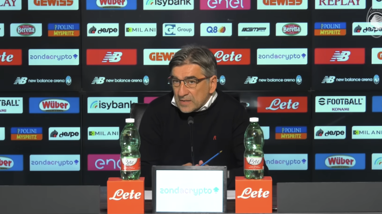 Atalanta, Jurić: «Il primo tempo non mi è piaciuto per niente»